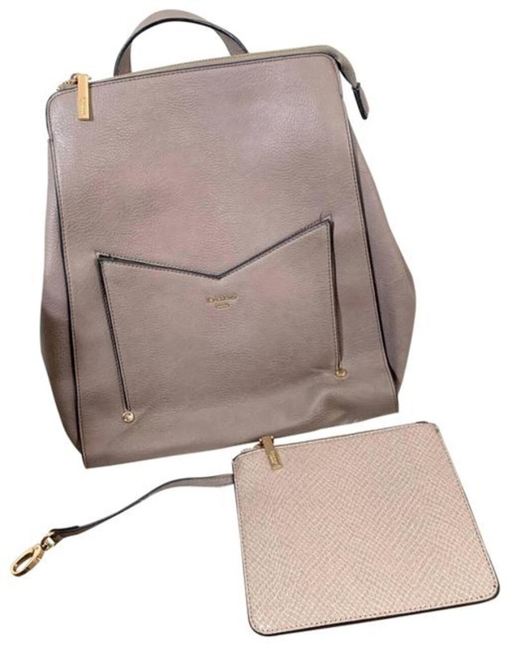 Dune London Womens Backpack Brown Faux Leather with Wallet